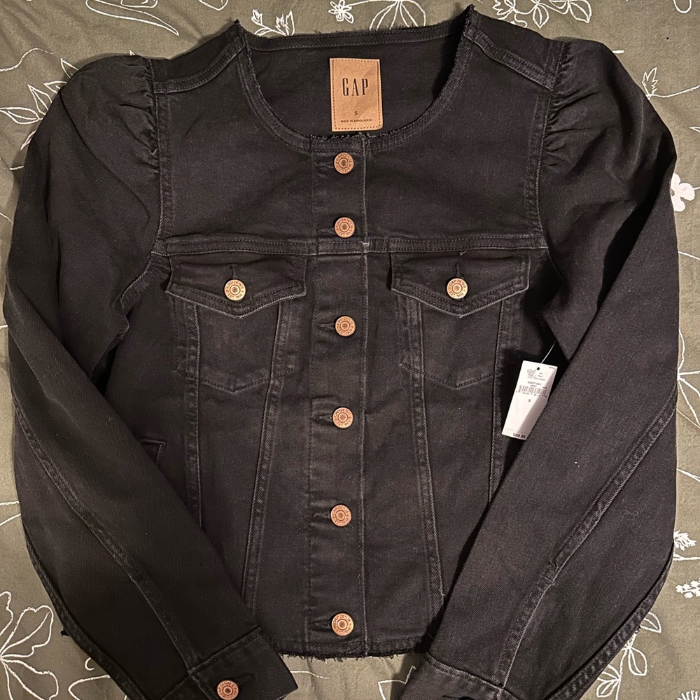 GAP Black Jean Jacket